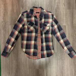 Zara Men plaid button down shirt